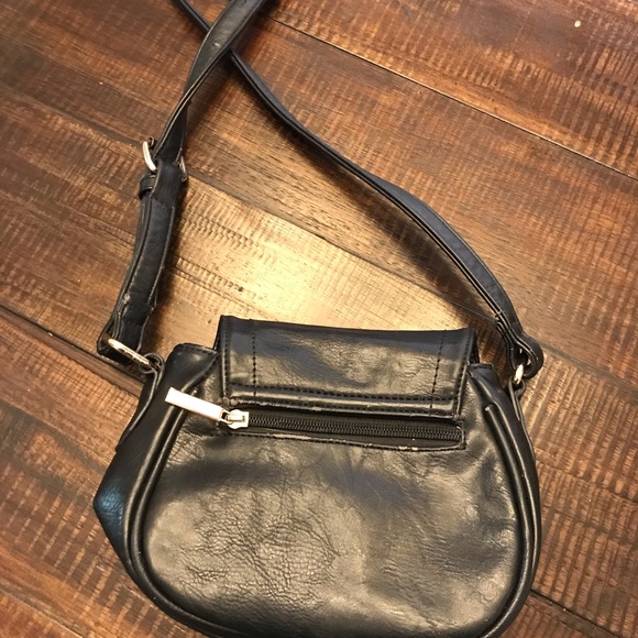 Small Black Leather Purse - Picture 2 of 3